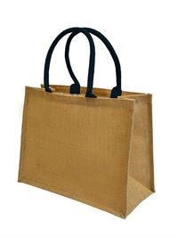 SHOPPER IN JUTA CON MANICI COLORATI